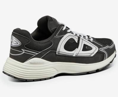 B30 Mesh Black White Trainer