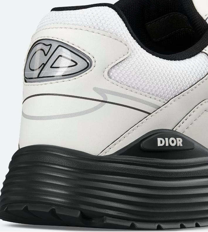 B30 White Mesh and White Technical Fabric