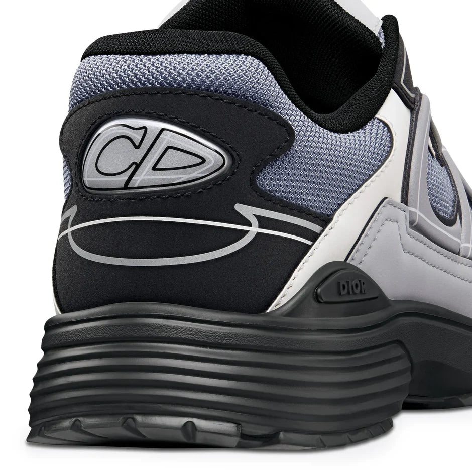 B30 - Blue Mesh with Gray, White and Black Technical Fabric