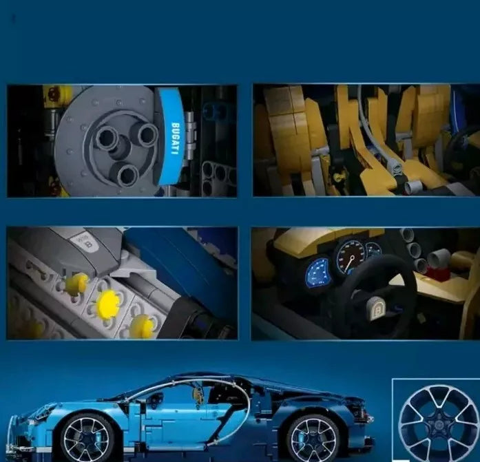 Bugatti Chiron Super Sport Racing Car Technik 42083 Building Blocks 1:8 toy